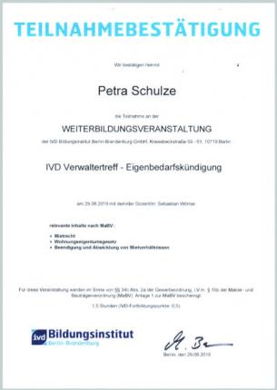 Eigenbedarfskündigung