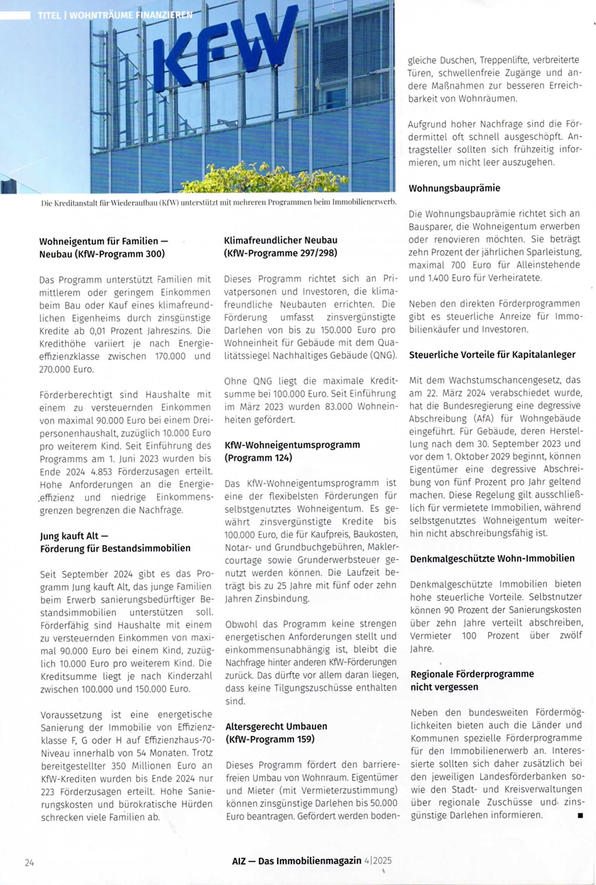 Wie der Staat den Immobilienerwerb unterstuetzt