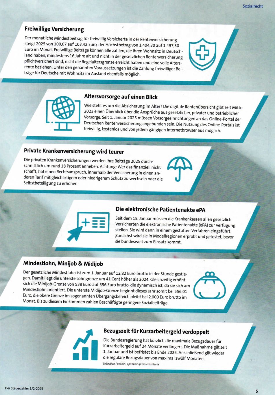 Quelle Text: Der Steuerzahler 1 / 2 - 2025